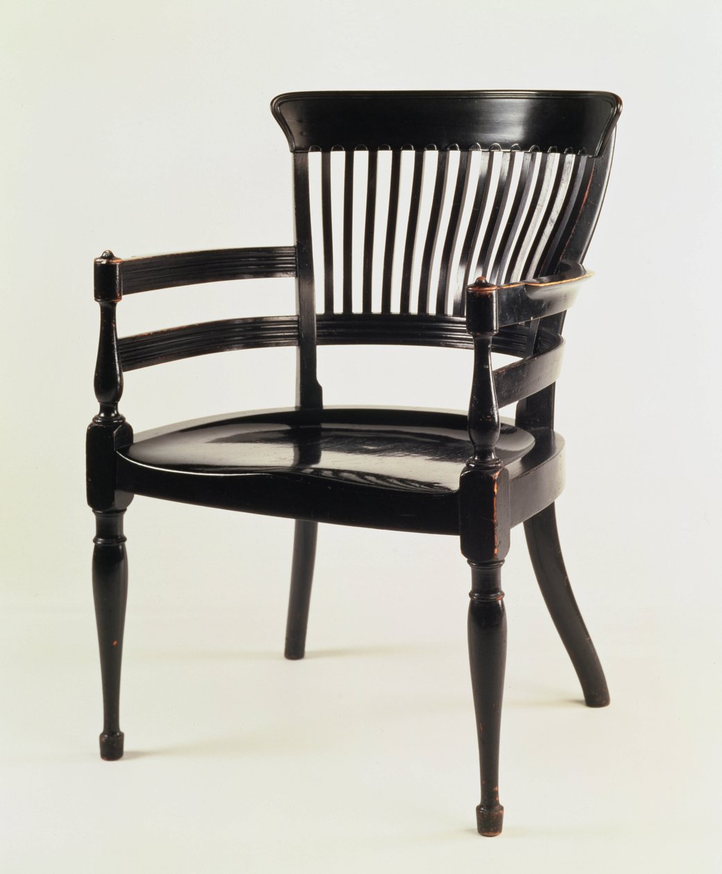Poltrona, fabricada por James Peddle, c.1880 (madeira ebonizada) de Edward William Godwin