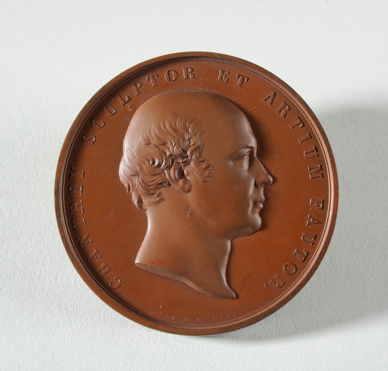 Medalhão para Francis Chantrey de Edward William Wyon