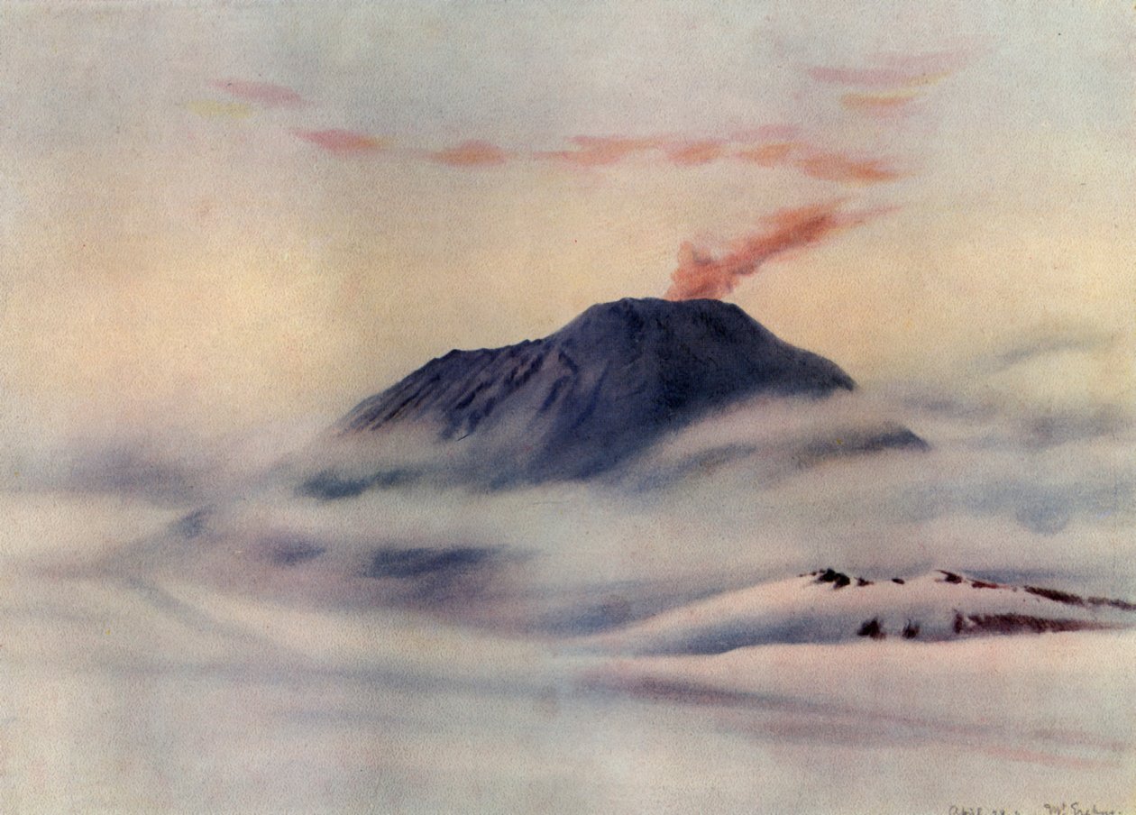Monte Erebus, c1911, 1913. de Charles Edward Wilson
