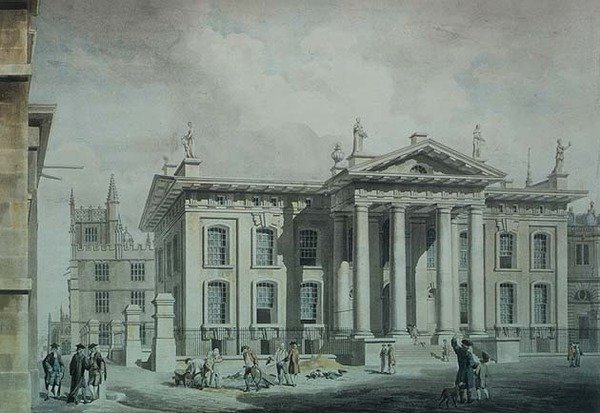 No.0876 Clarendon Press, Oxford (aquarela) de Edward and Michael Rooker