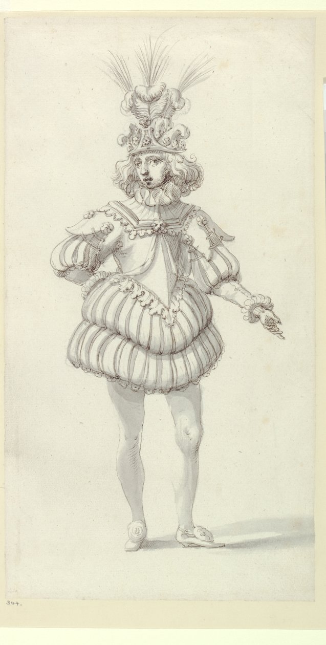 Salmacida Spolia - The King and Masquers: segunda versão (para o Rei) de Edward the Elder Pearce