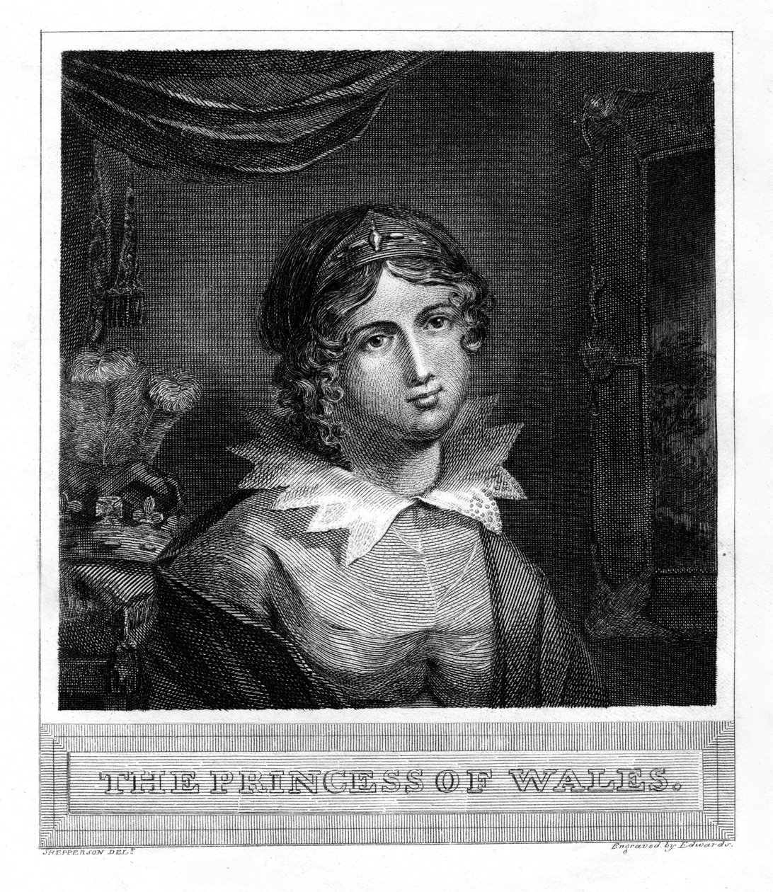 A princesa de Gales, século XIX. de Edwards