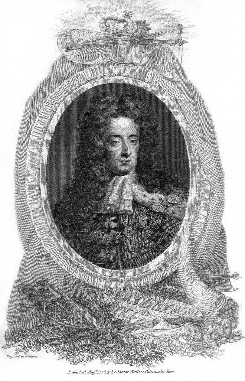 Guilherme III, rei da Inglaterra, Escócia e Irlanda, 1805. de Edwards