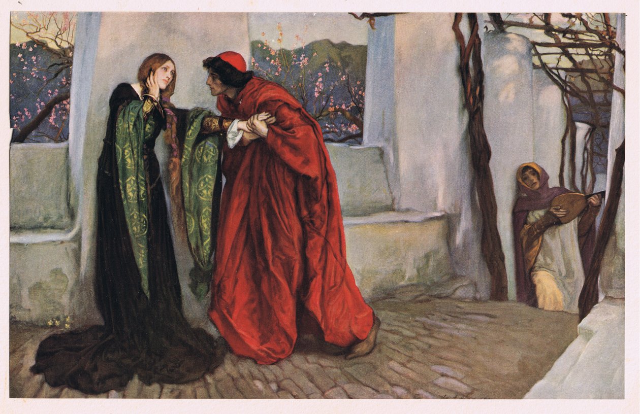 &39;O, senhora minha onde você está vagando&39;, de &39;Twelfth Night&39; por William Shakespeare de Edwin Austin Abbey