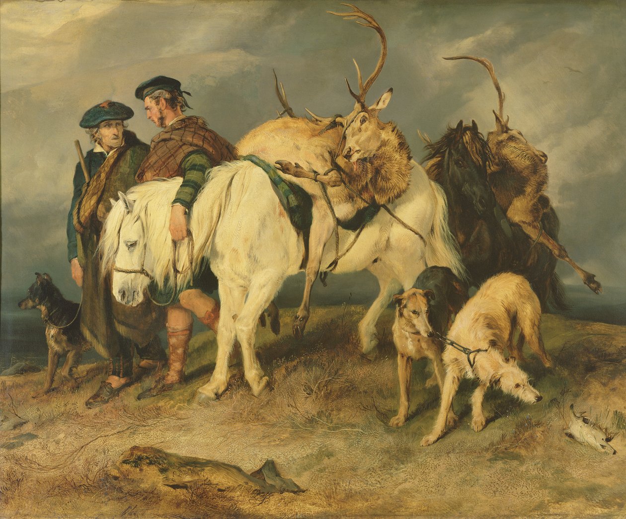 O retorno dos Caçadores de Cervos, 1827 de Edwin Landseer