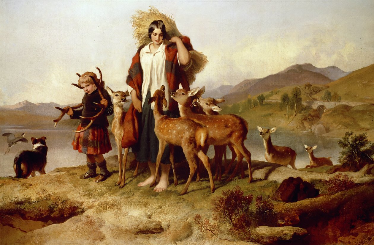 A família do guarda florestal de Edwin Landseer