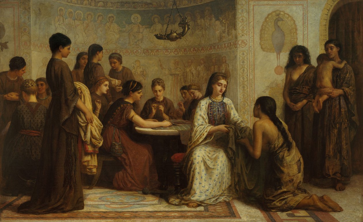 Um encontro de Dorcas no século VI de Edwin Longsden Long