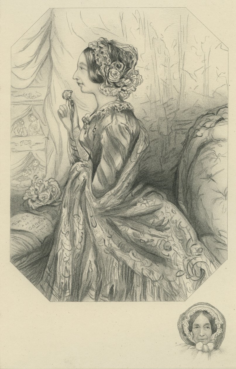 Sra. John Dickens - mãe de Charles Dickens de Edwin Roffe