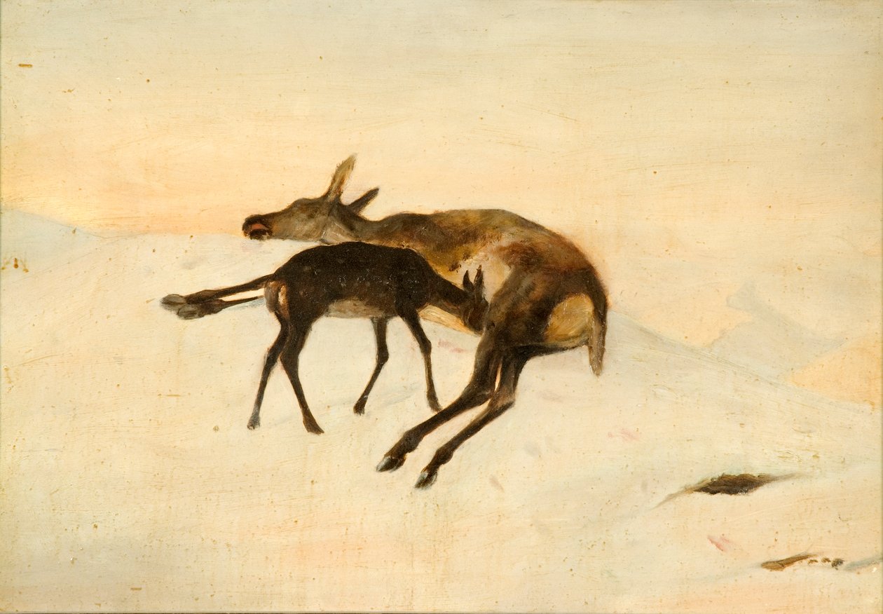 Um Tiro Aleatório (óleo a bordo) de Edwin (after) Landseer