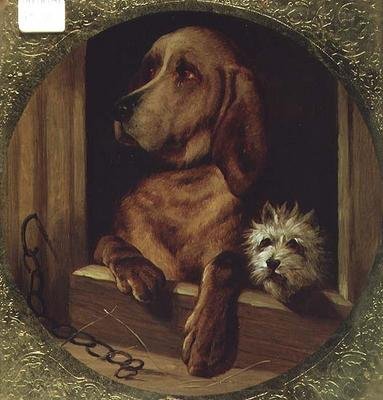 Um Canil Compartilhado de Edwin (after) Landseer