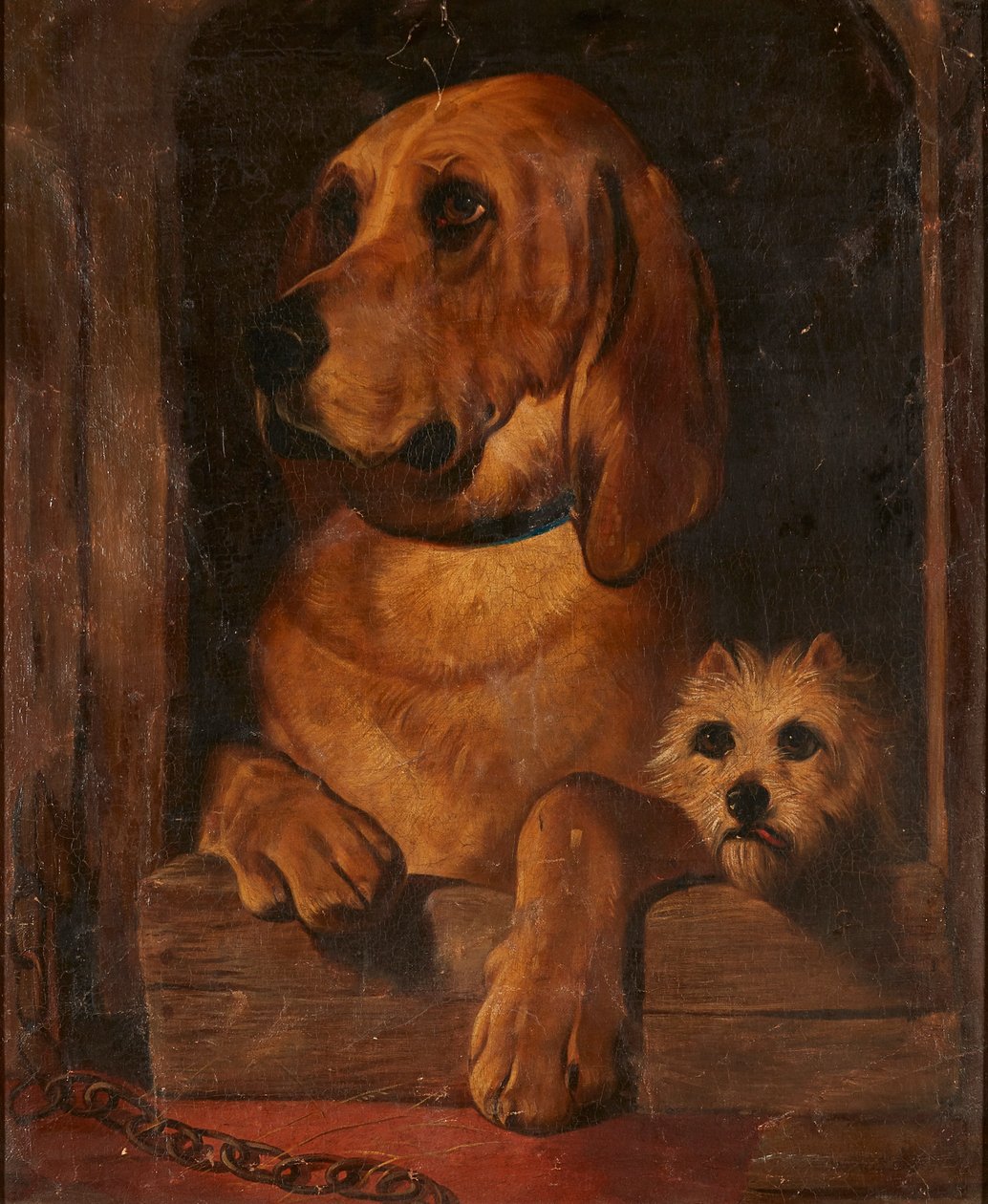 Dignidade e Impudência (óleo sobre tela) de Edwin (after) Landseer