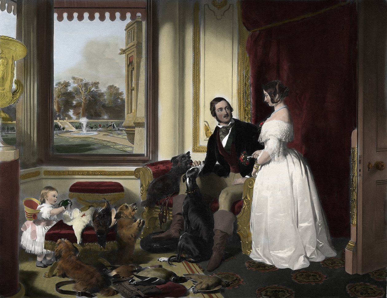 O Castelo de Windsor em Tempos Modernos de Edwin (after) Landseer