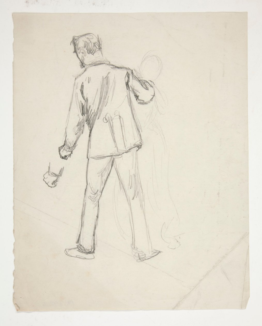 Uma figura masculina e uma figura feminina de Edwin Austin Abbey