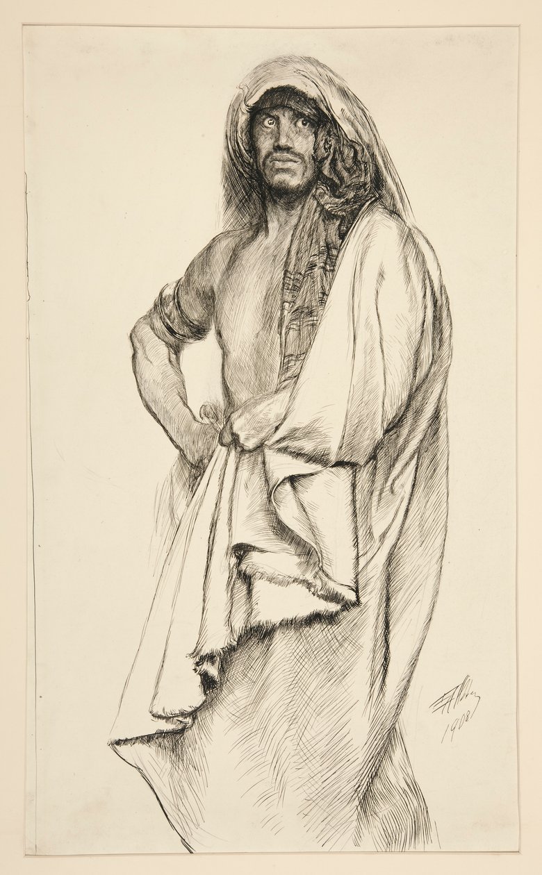 Aaron, de Titus Andronicus de Edwin Austin Abbey