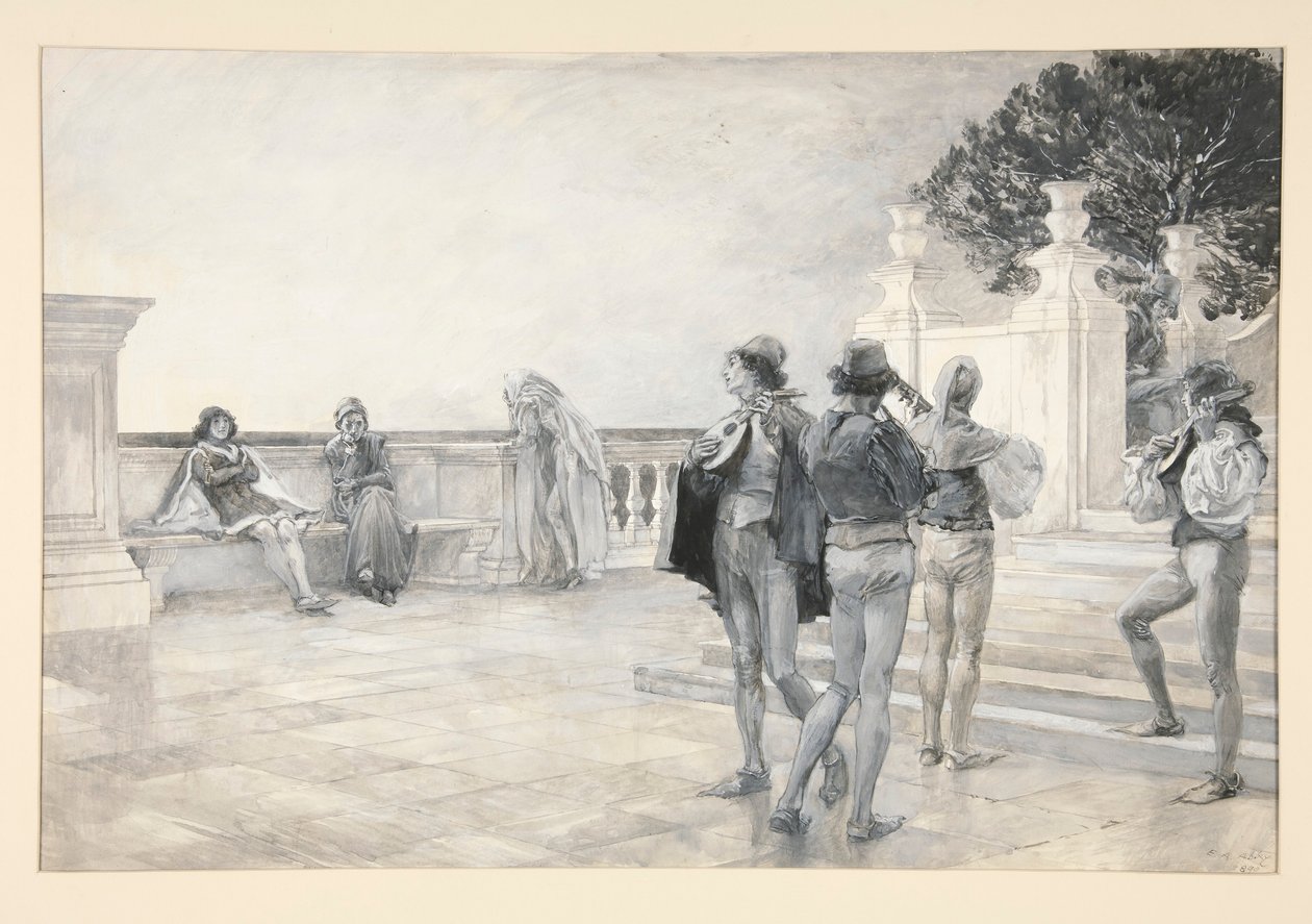 Balthazar canta: de Edwin Austin Abbey