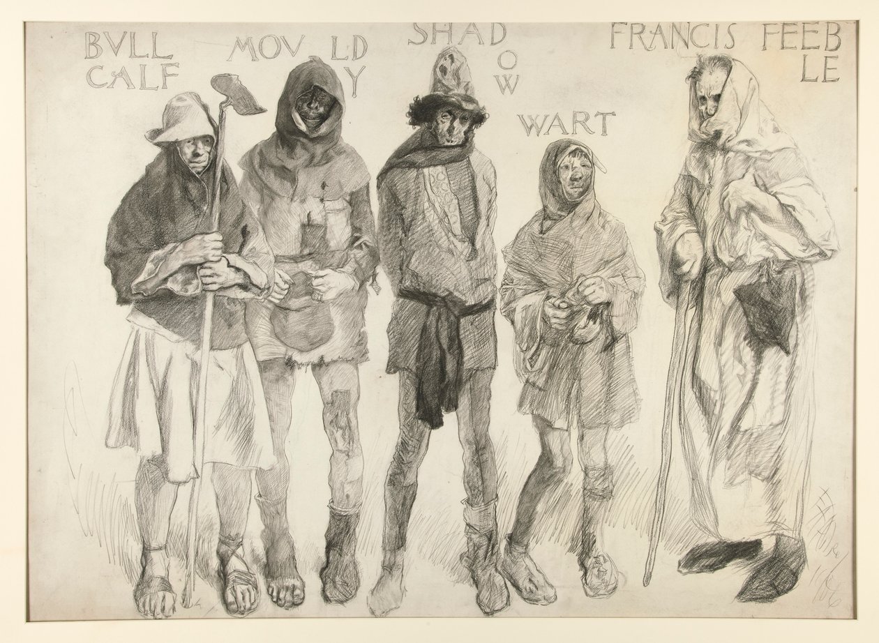 Antes da Justiça Raso de Edwin Austin Abbey