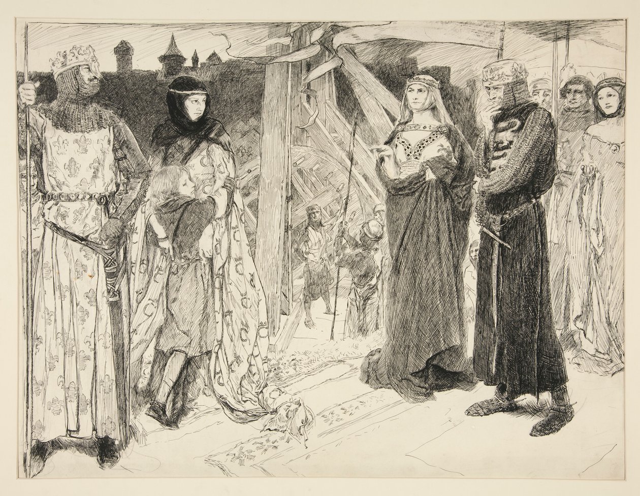 Diante das paredes de Argel: de Edwin Austin Abbey