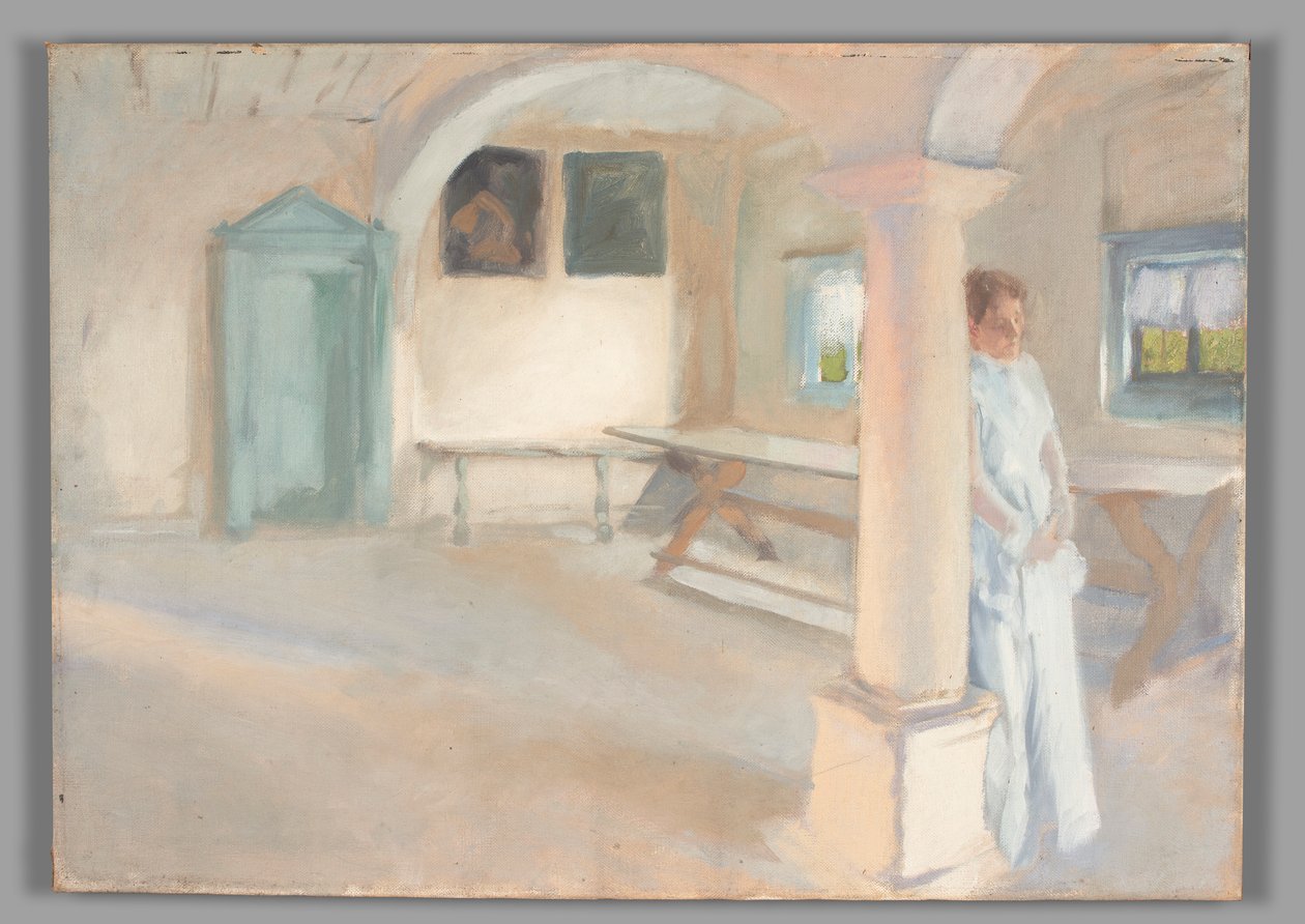 Estudo Composicional, para uma Atenção de Edwin Austin Abbey