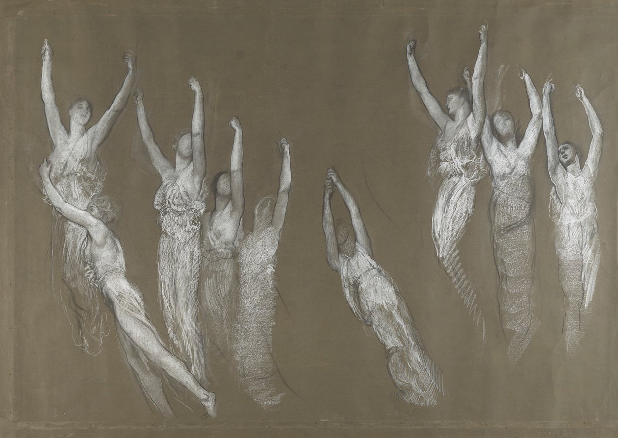 Estudo de composição para de Edwin Austin Abbey