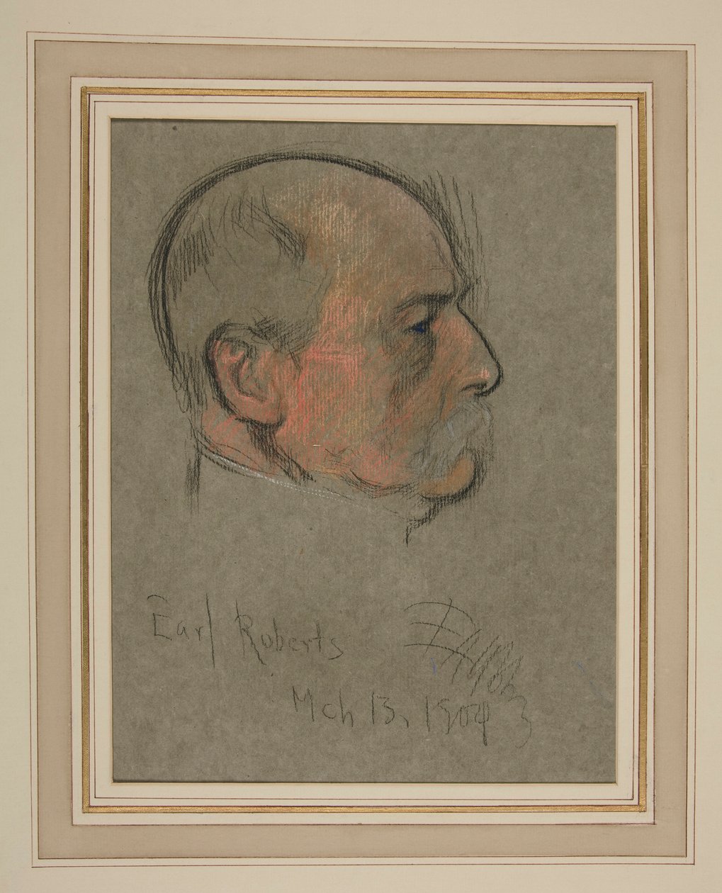 Coroação de Edward VII Retrato: Frederick Sleigh Roberts, Earl de Edwin Austin Abbey