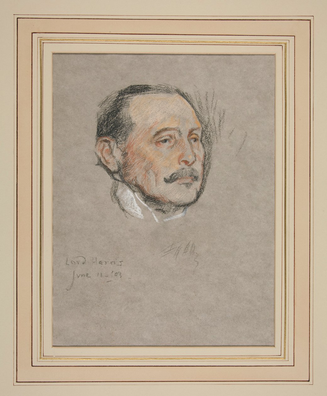 Coroação de Edward VII Retrato: George Canning Harris, Barão de Edwin Austin Abbey