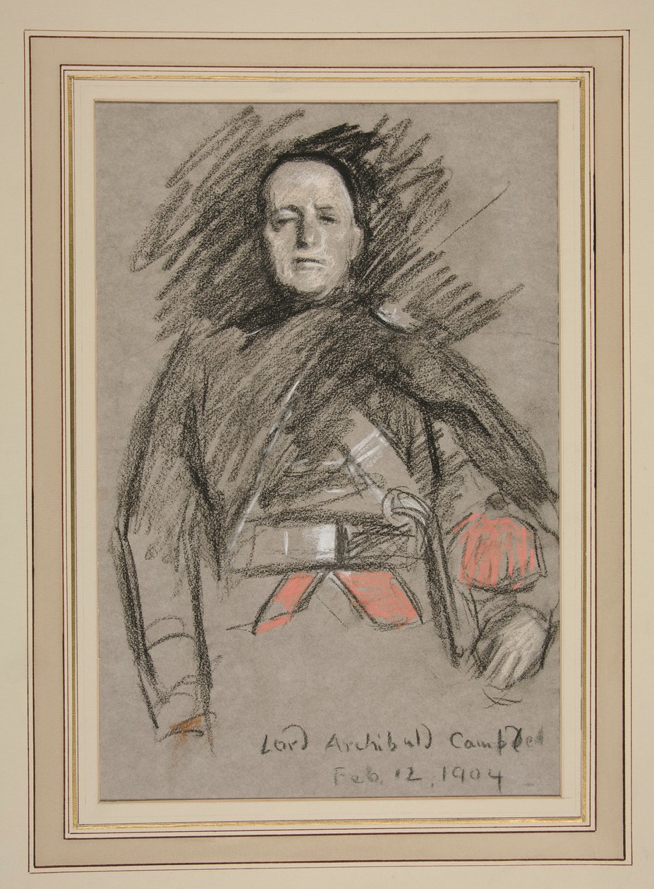 Coroação de Edward VII Retrato: Lord Archibald Campbell de Edwin Austin Abbey