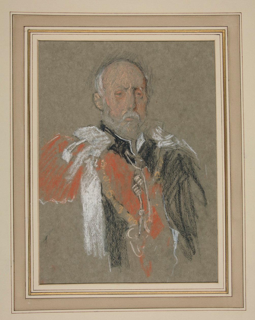 Coroação de Edward VII Retrato: Príncipe Cristão de Schleswig-Holstein de Edwin Austin Abbey