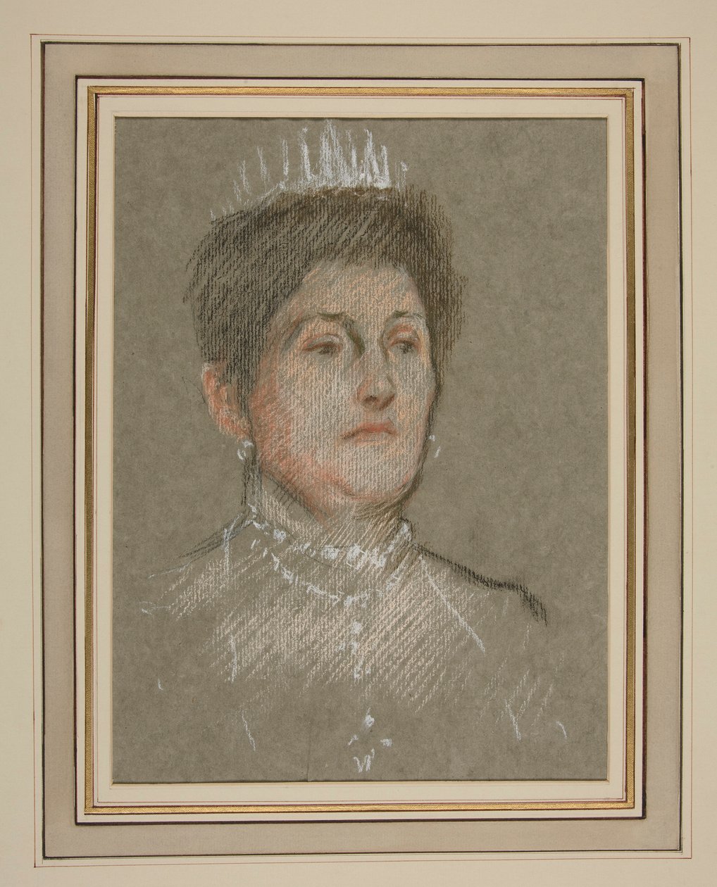 Coroação de Edward VII Retrato: Princesa Beatrice de Battenberg de Edwin Austin Abbey