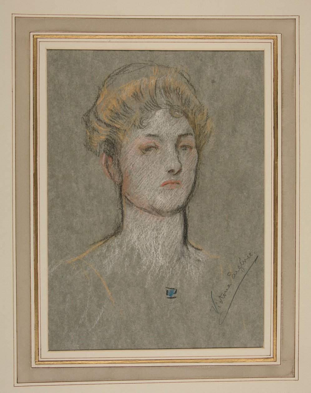 Coroação de Edward VII Retrato: Princesa Victoria Eugenia de Battenberg de Edwin Austin Abbey