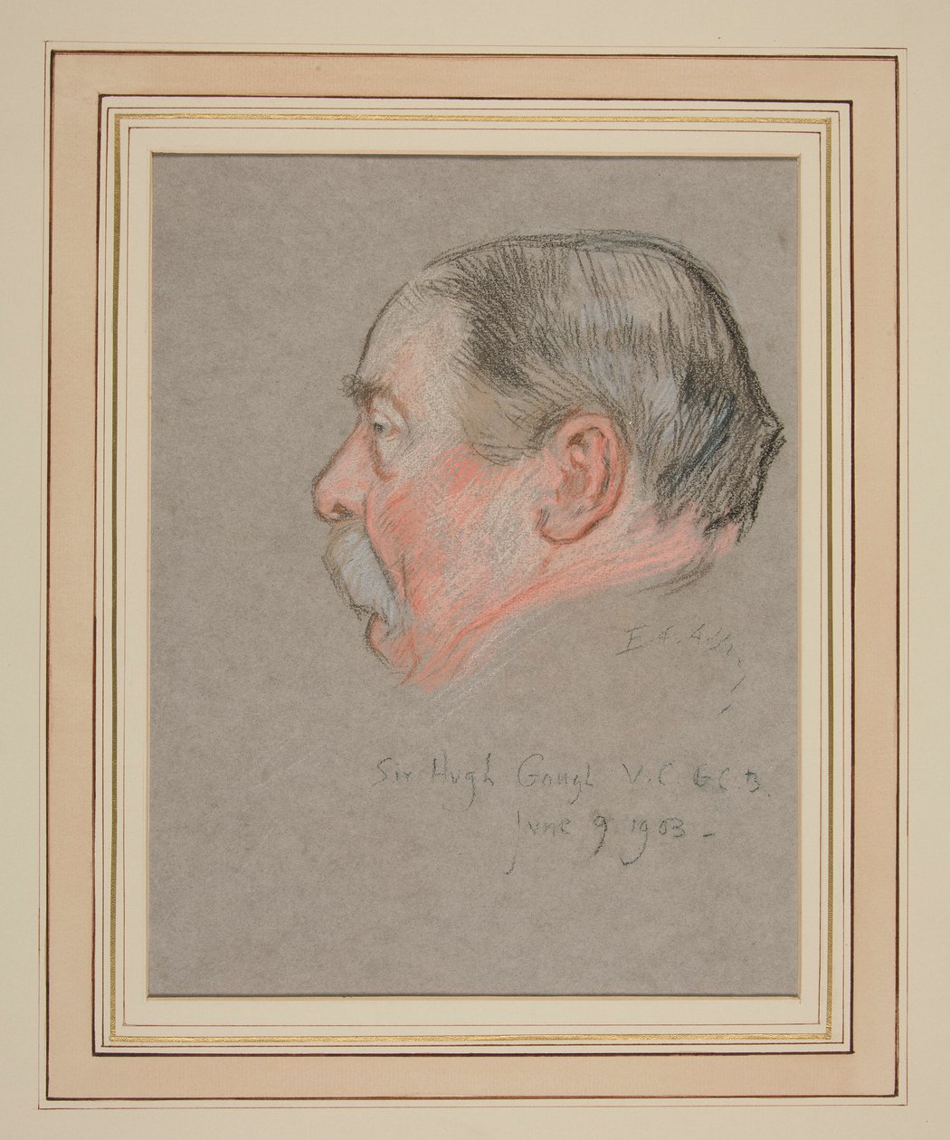 Coroação de Edward VII Retrato: Sir Hugh Henry Gough de Edwin Austin Abbey