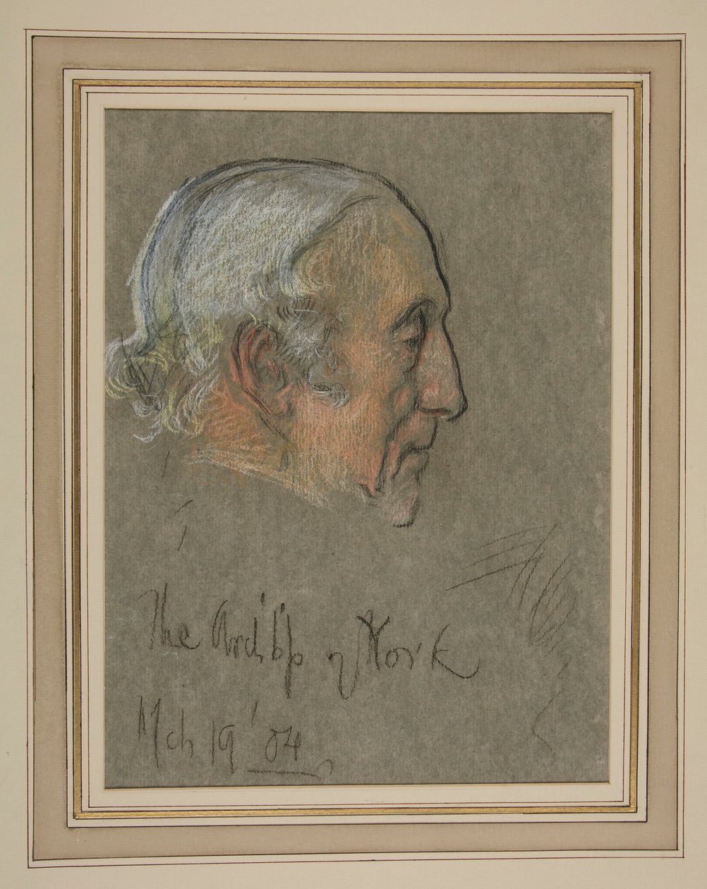 Coroação de Eduardo VII Retrato: William Dalrymple Maclagan, Arcebispo de Edwin Austin Abbey