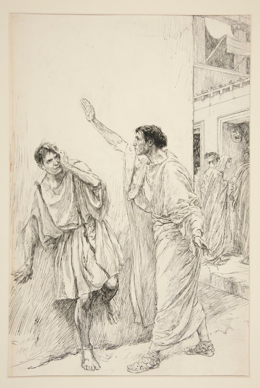 Estrada de Éfeso: de Edwin Austin Abbey