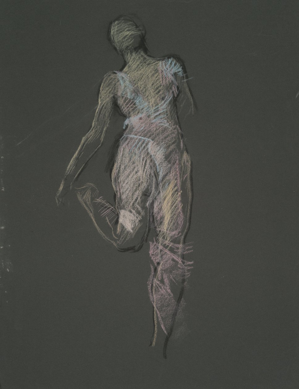Estudo inicial de figuras para de Edwin Austin Abbey