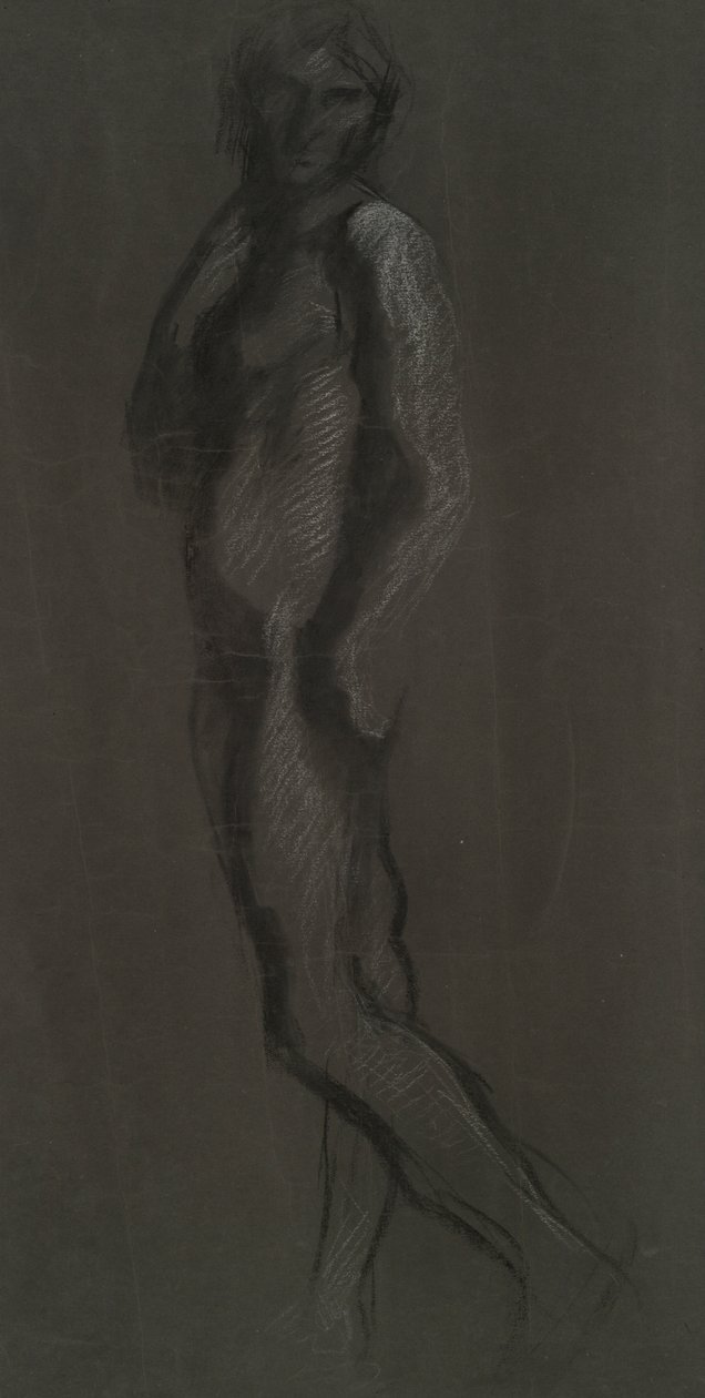 Estudo de figuras iniciais para de Edwin Austin Abbey