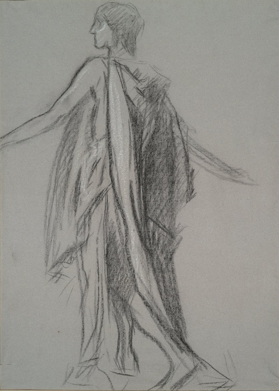Estudo de números iniciais para de Edwin Austin Abbey