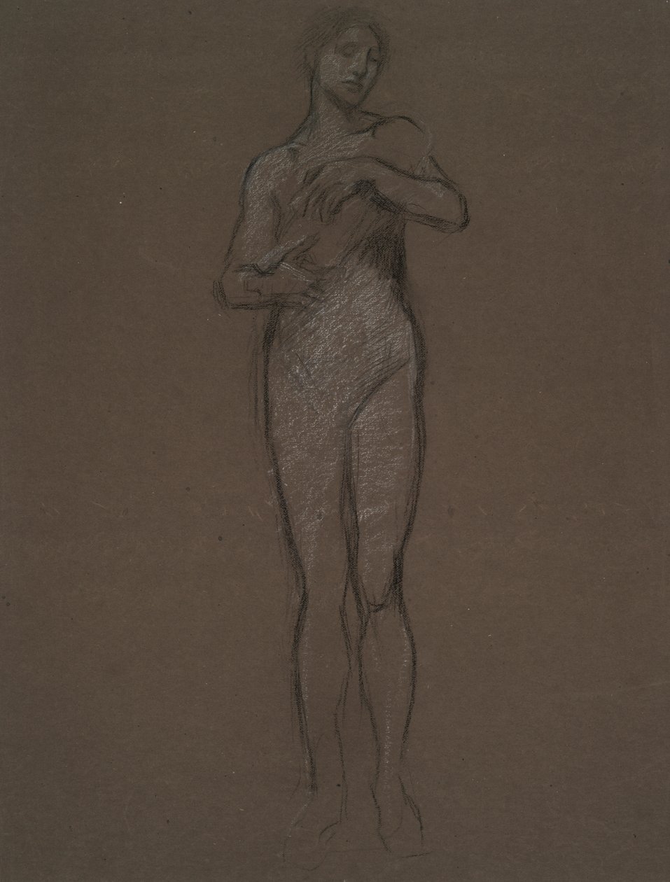 Estudo precoce para de Edwin Austin Abbey