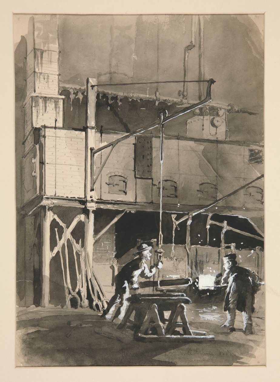 Estudo de fábrica: Forno para fundição de ferro de Edwin Austin Abbey