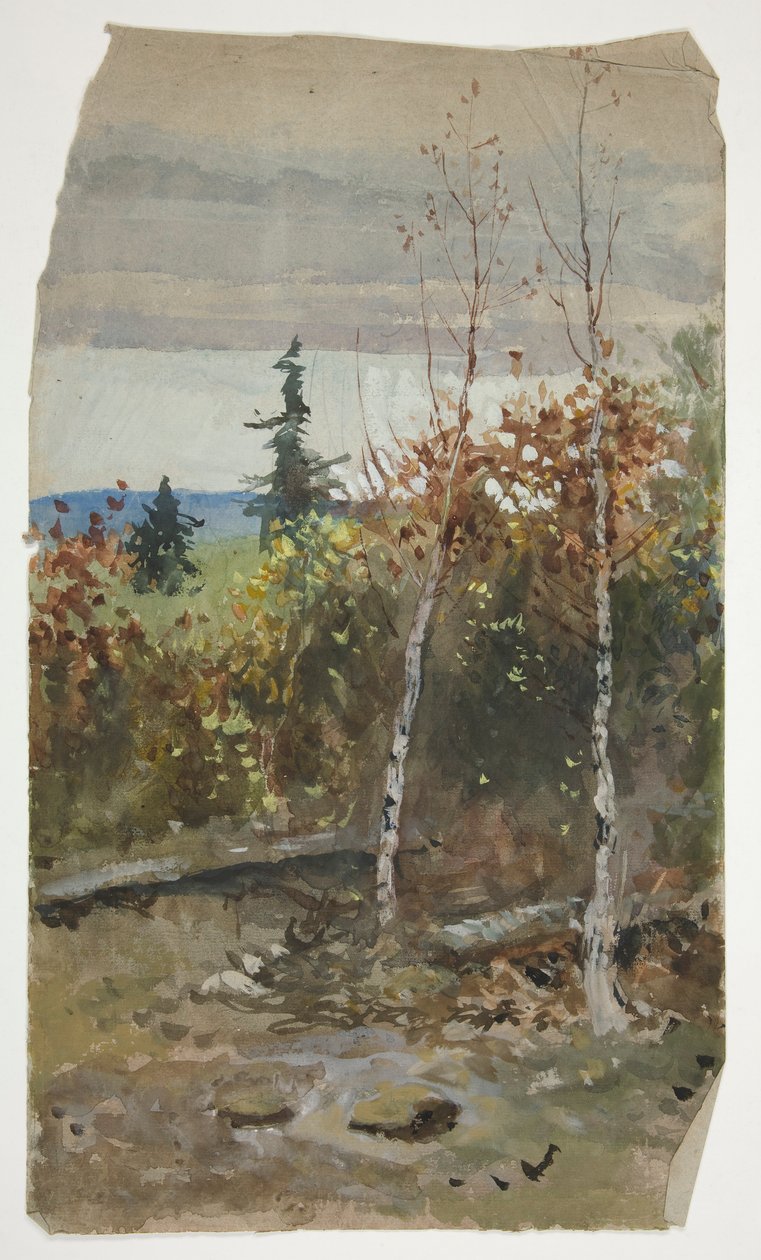 Paisagem de outono de Edwin Austin Abbey