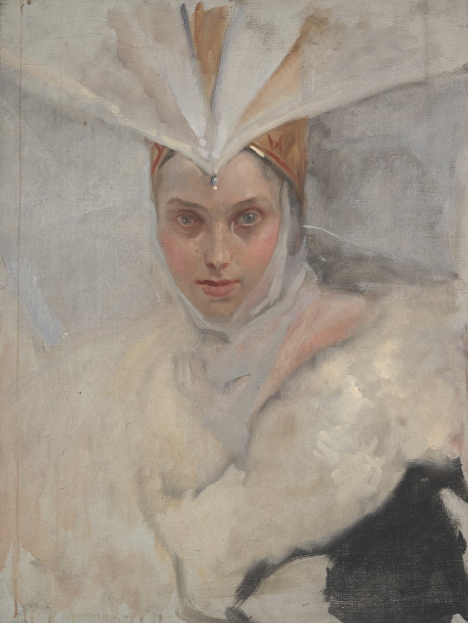 Estudo de Figura de Edwin Austin Abbey