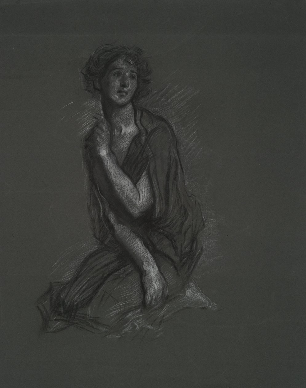 Estudo de figura de Edwin Austin Abbey