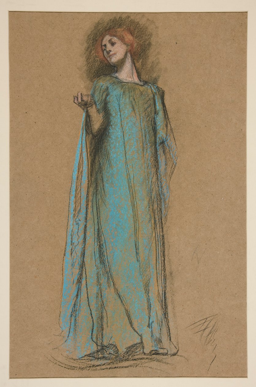 Estudo de figura para de Edwin Austin Abbey