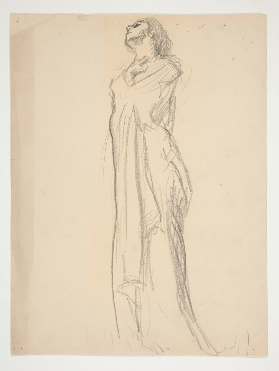 Estudo de figura para de Edwin Austin Abbey
