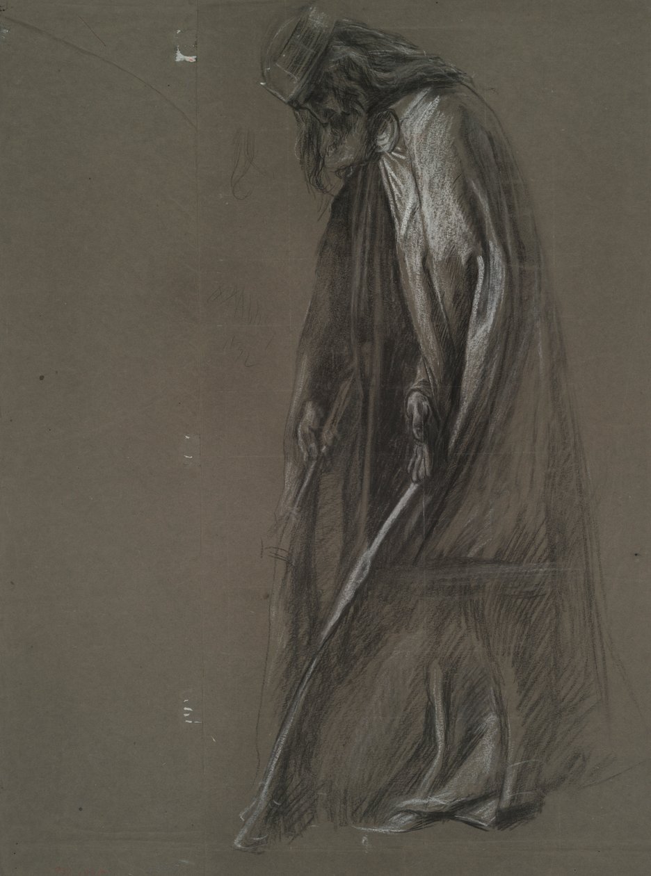 Estudo de figura para de Edwin Austin Abbey