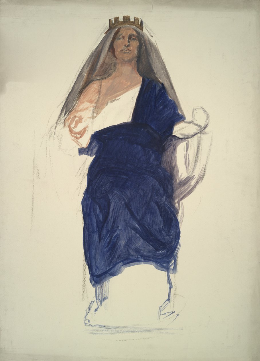 Estudo de figuras para de Edwin Austin Abbey