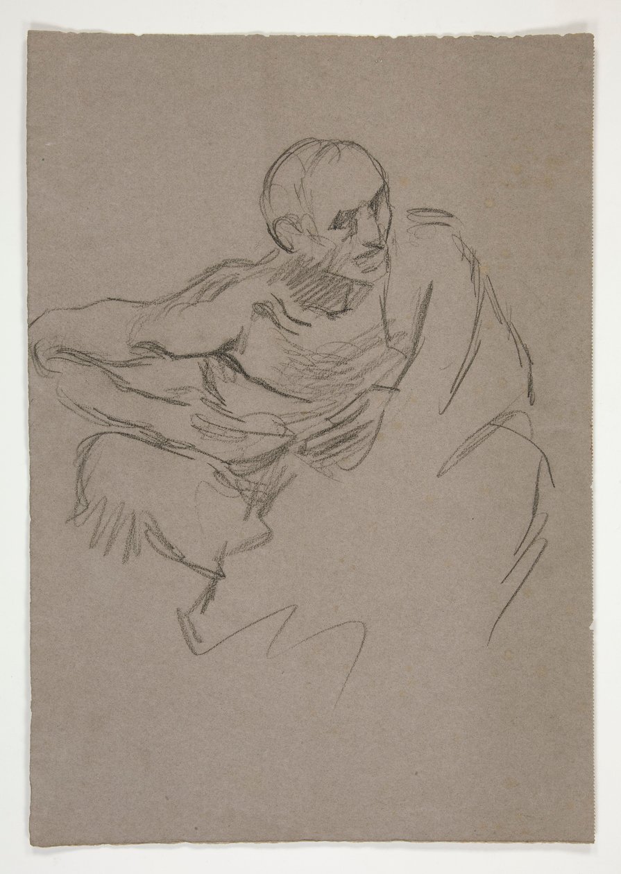 Estudo de figura para de Edwin Austin Abbey