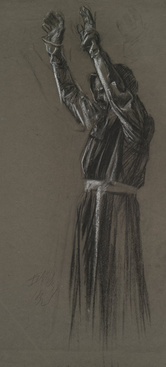 Estudo de figuras para de Edwin Austin Abbey
