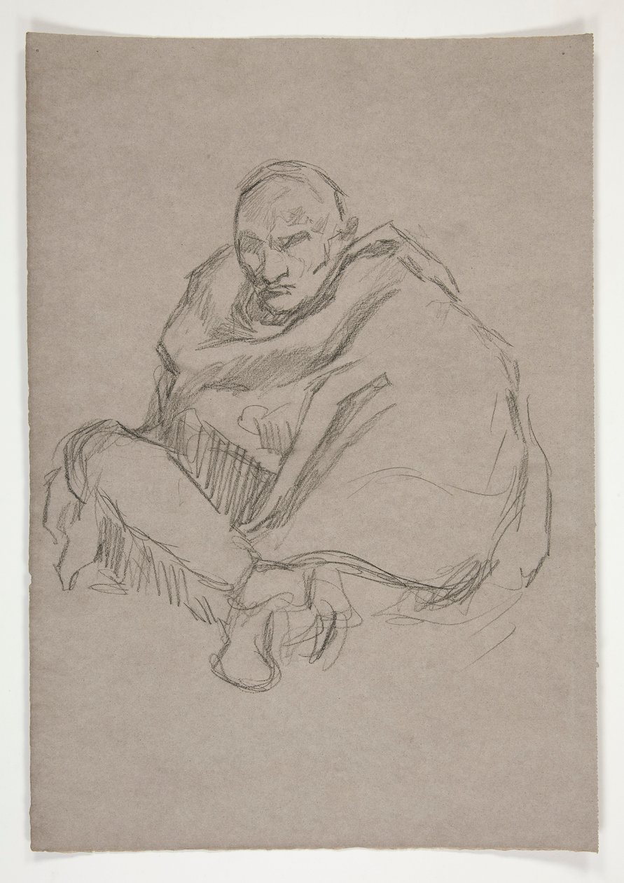 Estudo de figura para de Edwin Austin Abbey