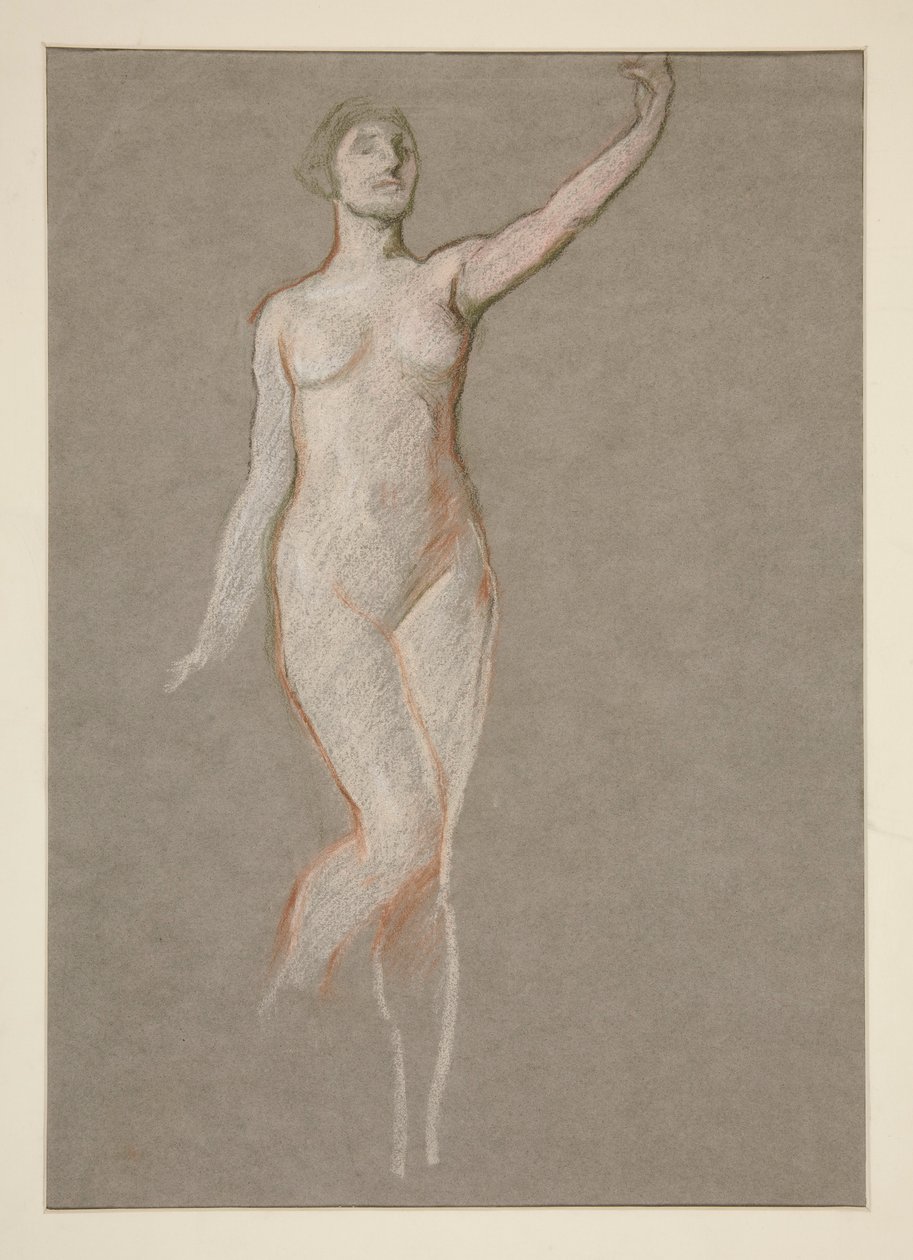 Estudo de figura para de Edwin Austin Abbey