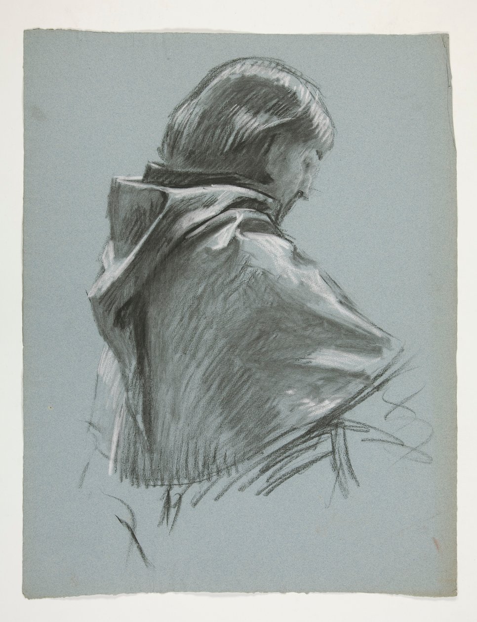 Estudo de figura para o Rei Arthur de Edwin Austin Abbey