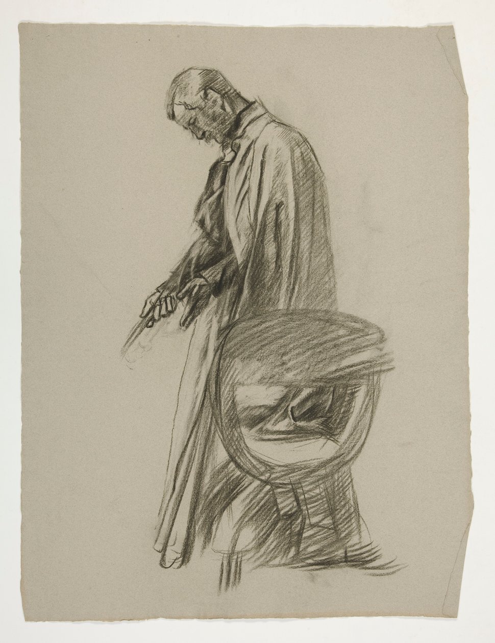 Estudo de figuras para o Rei Artur de Edwin Austin Abbey